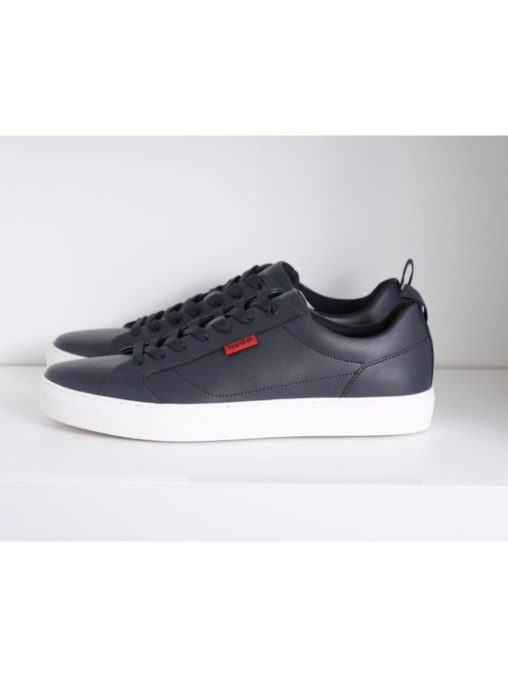 Hugo Boss Morrie_Tenn_napu_N Dark Blue Low Top Fashion Sneaker EU 43 US 10 - Picture 2 of 6